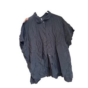 Young Fabulous & Broke Women’s Black Button Down Shirt Black Size Large